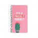 Pukka Planet Soft Cover Notebook Its a Prickly Subject 9764-SPP PP09764