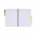 Pukka Pad Recycled Project Book A4 Green (Pack of 3) 6050-REC PP16050