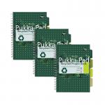 Pukka Pad Recycled Project Book B5 Green (Pack of 3) 6052-REC PP16052
