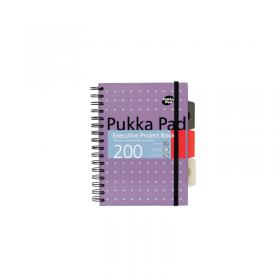 Pukka Pad Executive Ruled Wirebound Project Book A5 (3 Pack) 6336-MET PP16336