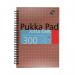 Pukka Pad Ruled Metallic Wirebound Executive Jotta Notepad 300 Pages A4+ Copper (Pack of 3)7019-MET PP17019