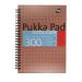 Pukka Pad Ruled Metallic Wirebound Executive Jotta Notepad 300 Pages A4+ (Pack of 3)7019-MET