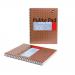 Pukka Pad Ruled Metallic Wirebound Executive Jotta Notepad 300 Pages A4+ (Pack of 3)7019-MET PP17019