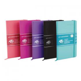 Pukka Pad Signature Soft Cover Notebook Casebound A5 Assorted (Pack of 5) 7747-SIG PP17747