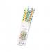 Striped Drinking Straws Ast Pk50