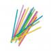 Pukka Party Flexible Drinking Straws Assorted (Pack of 24) PTY580 PP18314