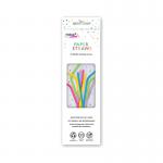 Pukka Party Flexible Drinking Straws Assorted (Pack of 24) PTY580 PP18314
