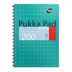 Pukka Pad Metallic Cover Wirebound Jotta Notebook B5 3 Pack 8520-MET
