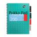 Pukka Pad Metallic Cover Wirebound Project Book A4+(3 Pack) 8521-MET PP18521