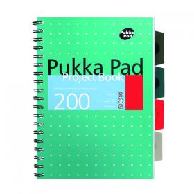 Pukka Pad Metallic Cover Wirebound Project Book A4+(3 Pack) 8521-MET PP18521