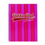 Pukka Pad Vogue Wirebound Jotta Pad A4 Pink (Pack of 3) 8541-VOG PP18541