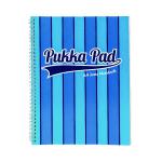 Pukka Pad Vogue Wirebound Jotta Pad A4 Blue (Pack of 3) 8542-VOG PP18542