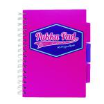 Pukka Pad Vision Wirebound Project Book A5 Pink (Pack of 3) 8611-VIS PP18611