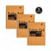 Pukka Pad Kraft Jotta Notebook A4 (Pack of 3) 9565-KRA PP19565