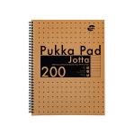 Pukka Pad Kraft Jotta Notebook A4 (Pack of 3) 9565-KRA PP19565