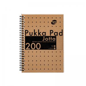 Pukka Pad Kraft Jotta Notebook A5 Pack of 3 9567-KRA PP19567