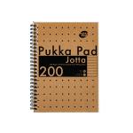 Pukka Pad Kraft Jotta Notebook A5 (Pack of 3) 9567-KRA PP19567