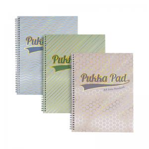 Pukka Pad Haze Jotta A4 Assorted Pack of 3 9865AST-HZE PP19865