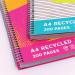 Pukka Pad Pukka Planet Jotta A4 Assorted (Pack of 3) 9898-SPP PP19898