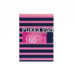 Pukka Navy A4 Refill Pad 160 Pages Navy/Pink (Pack of 6) 6678-NVY