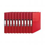 Pukka Brights Ringbinder A4 Red (10 Pack) BR-7766 PP37766