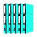 Pukka Brights Box File Foolscap Blue (Pack of 10) BR-7777