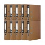 Pukka Recycled Lever Arch A4 Kraft (10 Pack) RF-9483 PP39483
