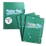 Pukka Glee Project Book A4 Green (Pack of 3) FOC Glee Pad A5 Pk3 PP816977