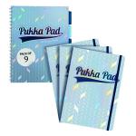 Pukka Glee Project Book A4 Light Blue (Pack of 3) FOC Glee Pad A5 Pk3 PP816978