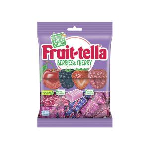 Image of Fruit-tella Berries And Cherries Chewy Sweets 170g Pack of 8 71027