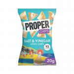 Proper Chips Lentil Chips Salt and Vinegar 20g (Pack of 24) 12372 PRP76241