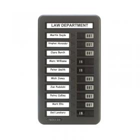 Indesign Grey InOut Board Single Column 10 Names WPIT10I PS12001