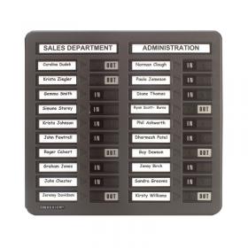 Indesign In/Out Board 20 Names Grey WPIT20I PS15001