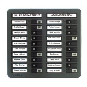 Indesign 20 Names In/Out Board Grey WPIT20I PS15001