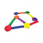 Childrens Balance Set Vinyl Anti-slip Mesh Backing Assorted PE-14543-SET PT70244