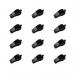 Plastic Whistles Large Black (Pack of 12) FB-07404-012K PT70450