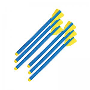 Unbranded Lightweight Foam Javelins 900mm BlueYellow Pack of 6