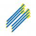 Lightweight Foam Javelins 900mm BlueYellow (Pack of 6) AT-01151-K06K PT71265
