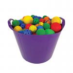 Playsense Little Ball Pack Assorted Size and Colours (Pack of 56) EY-31202-000K PT71286