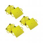 Heavy Duty Scooter Board with Handles and Non-Marking Wheels (Pack of 6) EY-31600-006K PT71288