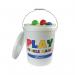 Albion Play Tennis Balls in Plastic Bucket (Pack of 96) PE-14103-COLK PT71324