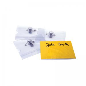 Announce Combi Clip Name Badge 40x75mm Pack of 50 PV00917 PV00917