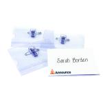 Announce Combi Clip Name Badge 40x75mm (Pack of 50) PV00917 PV00917