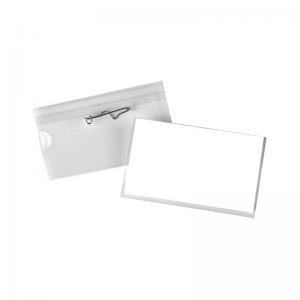 Announce Pin Name Badge 54x90mm Pack of 50 PV00920 PV00920