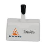 Announce Visitor Name Badge 60x90mm (Pack of 25) PV00921 PV00921