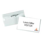 Announce Pin Name Badge 40x75mm (Pack of 100) PV00929 PV00929