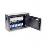 Pavo High Security Advanced Steel Key Cabinet 20 Key Capacity Dark Grey DFLHPA421 PV02513