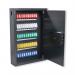 Pavo High Security Advanced Steel Key Cabinet 50 Key Capacity Dark Grey DFLHPA531 PV02514