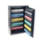 Pavo High Security Advanced Steel Key Cabinet 100 Key Capacity Dark Grey DF77301 PV02515
