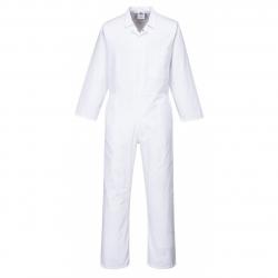Portwest 2201 Food Industry No Pocket Coverall White M 2201WHRM